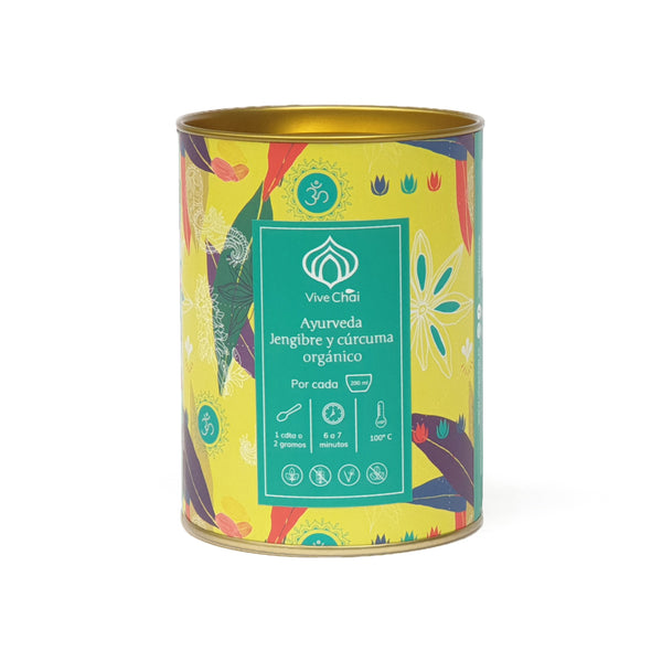 Ayurveda Jengibre y cúrcuma orgánico - Vive Chai